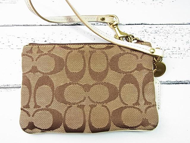 500円スタ★正規品COACH コーチ リストレットポーチ40542 シグネチャー柄(マルチカラー/ストラップ片方着脱可) < ブランド 500円スタ★正規品COACH コーチ リストレットポーチ40542 シグネチャー柄(マルチカラー/ストラップ片方着脱可) < ブランドの