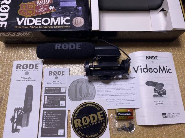 RODE��VIDEO MIC������m�F�ς݁����[�h���r�f�I�}�C�N���J�����p�}�C�N��VIDEOMIC���R���f���T�[�}�C�N  �� �Ɠd/AV�� 