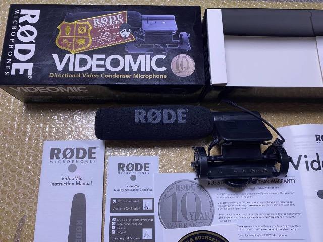 RODE��VIDEO MIC������m�F�ς݁����[�h���r�f�I�}�C�N���J�����p�}�C�N��VIDEOMIC���R���f���T�[�}�C�N �� �Ɠd/AV�� 