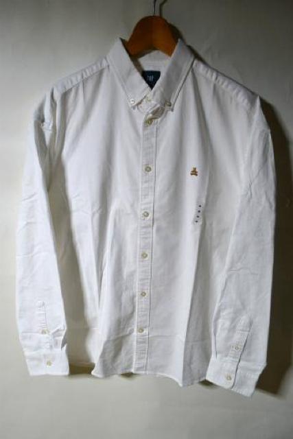 �V�i GAP �M���b�v �I�b�N�X�t�H�[�h �u���i���x�A �r�b�O�V���c �z���C�g M �����Y �{�^���_�E�� �I�[�o�[�T�C�Y ���g�p  �� �u�����h�� 