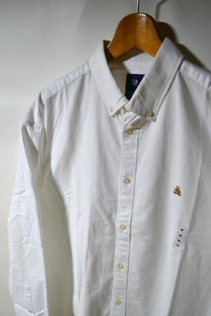 �V�i GAP �M���b�v �I�b�N�X�t�H�[�h �u���i���x�A �r�b�O�V���c �z���C�g M �����Y �{�^���_�E�� �I�[�o�[�T�C�Y ���g�p �� �u�����h�� 