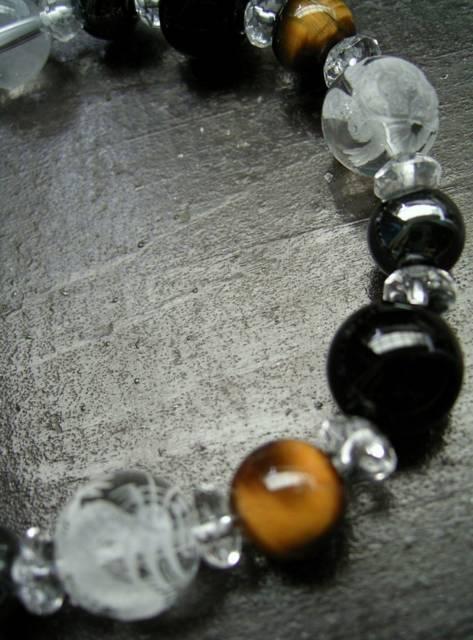 *風水四神*タイガーアイxオニキスxヘマタイト < 男性アクセサリー/時計 *風水四神*タイガーアイxオニキスxヘマタイト < 男性アクセサリー/時計の