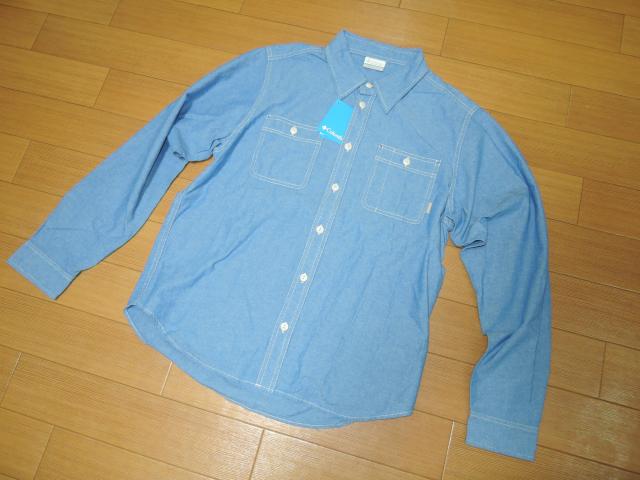 新品 コロンビア Columbia シャンブレーシャツ S 長袖 < ブランド 新品 コロンビア Columbia シャンブレーシャツ S 長袖 < ブランドの