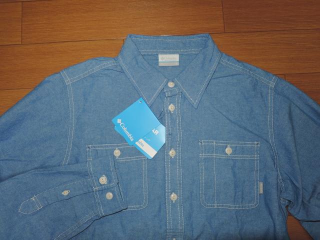 新品 コロンビア Columbia シャンブレーシャツ S 長袖 < ブランド 新品 コロンビア Columbia シャンブレーシャツ S 長袖 < ブランドの
