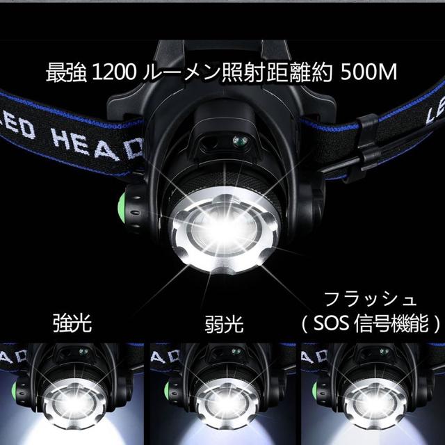 ゾーマ ヘッドライト LED ヘッドランプ 超高輝度 1200ルーメン < レジャー/スポーツ ゾーマ ヘッドライト LED ヘッドランプ 超高輝度 1200ルーメン < レジャー/スポーツの