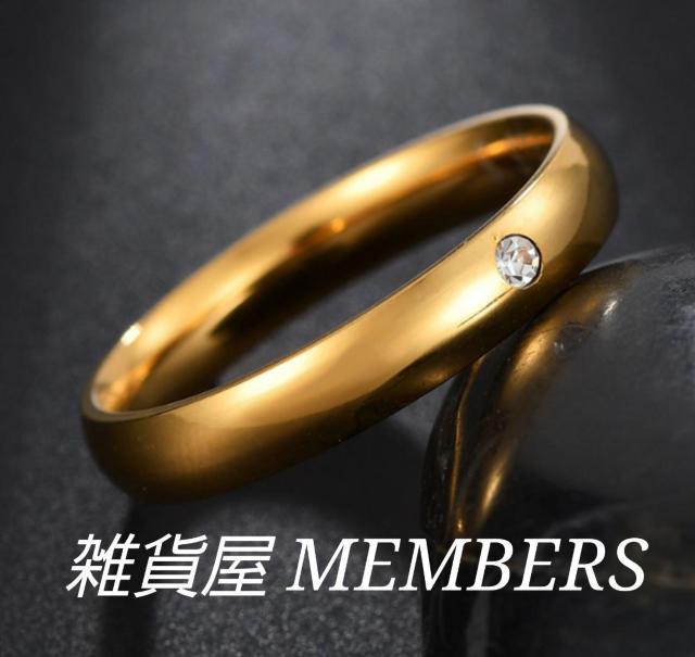 送料無料19号イエローゴールドワンポイントAAAジルコニアダイヤモンドステンレスシンプルリング指輪ガールズレディースボーイズメンズ < 男性アクセサリー/時計  送料無料19号イエローゴールドワンポイントAAAジルコニアダイヤモンドステンレスシンプルリング指輪ガールズレディースボーイズメンズ < 男性アクセサリー/時計の
