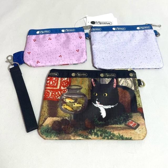★新品★LeSportsac レスポートサック newnew コラボ 猫柄 3連ポーチ コスメポーチ 3455 セット 送料無料 < 女性ファッション  ★新品★LeSportsac レスポートサック newnew コラボ 猫柄 3連ポーチ コスメポーチ 3455 セット 送料無料 < 女性ファッションの
