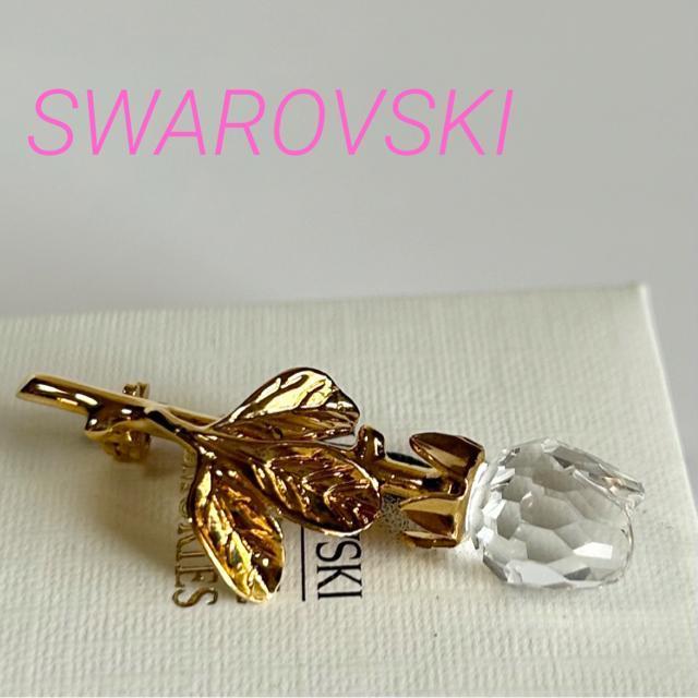美品 SWAROVSKI スワロフスキー フラワーモチーフ ブローチ < ブランド  美品 SWAROVSKI スワロフスキー フラワーモチーフ ブローチ  < ブランドの