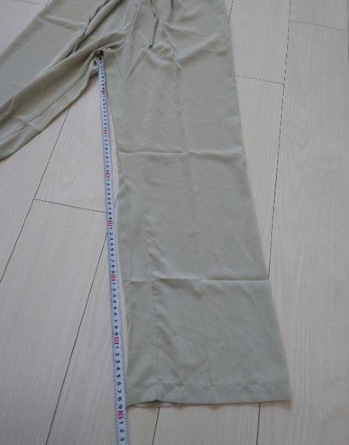 DHULIC 新品タグ付き ストレッチウエストゴム ワイドパンツ ミント L < 女性ファッション  DHULIC 新品タグ付き ストレッチウエストゴム ワイドパンツ ミント L < 女性ファッションの