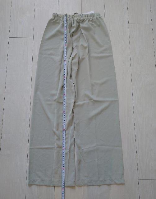 DHULIC 新品タグ付き ストレッチウエストゴム ワイドパンツ ミント L < 女性ファッション  DHULIC 新品タグ付き ストレッチウエストゴム ワイドパンツ ミント L < 女性ファッションの
