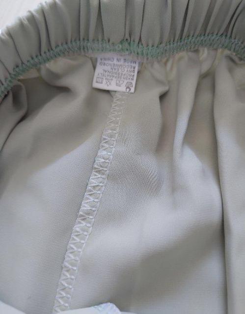 DHULIC 新品タグ付き ストレッチウエストゴム ワイドパンツ ミント L < 女性ファッション  DHULIC 新品タグ付き ストレッチウエストゴム ワイドパンツ ミント L < 女性ファッションの