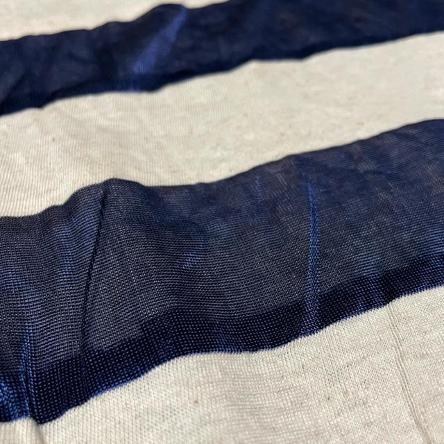 ヴィヴィアンウエストウッド シースルーボーダー柄 変形 カットソー < ブランド ヴィヴィアンウエストウッド シースルーボーダー柄 変形 カットソー < ブランドの