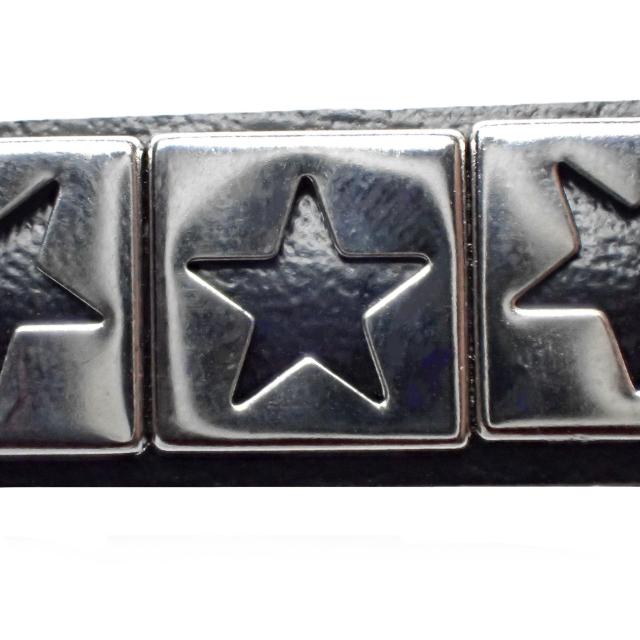 スタッズ 鋲 星 スター 1列 レザーブレスレット ブレスレット アクセサリー バングル リストバンド ロック パンク 黒色 @ < 男性アクセサリー/時計 スタッズ 鋲 星 スター 1列 レザーブレスレット ブレスレット アクセサリー バングル リストバンド ロック パンク 黒色 @ < 男性アクセサリー/時計の
