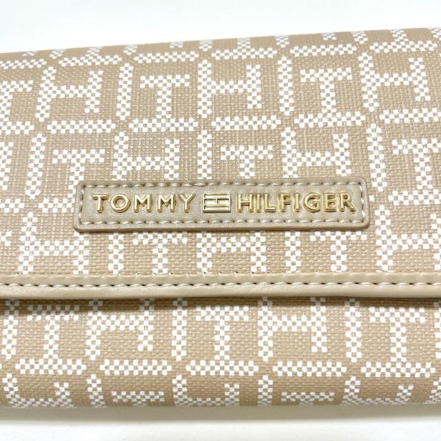 トミーヒルフィガー 長財布 ウォレット 三つ折り ロゴ レディース ベージュ < ブランド トミーヒルフィガー 長財布 ウォレット 三つ折り ロゴ レディース ベージュ < ブランドの