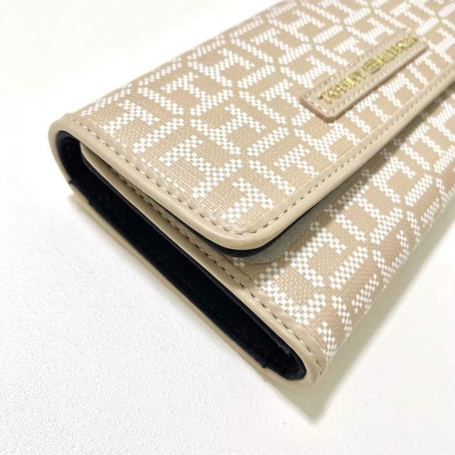 トミーヒルフィガー 長財布 ウォレット 三つ折り ロゴ レディース ベージュ < ブランド トミーヒルフィガー 長財布 ウォレット 三つ折り ロゴ レディース ベージュ < ブランドの