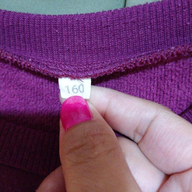 160cm長袖切替ワンピース < キッズ/ベビー  160cm長袖切替ワンピース < キッズ/ベビーの