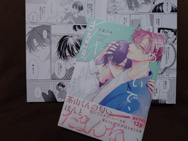 BL*リーフレット付【やめないで茶山くん】甘夏すみ < アニメ/コミック/キャラクター  BL*リーフレット付【やめないで茶山くん】甘夏すみ  < アニメ/コミック/キャラクターの
