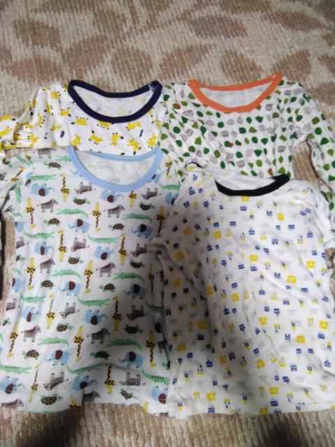 子供用 長袖肌着 95cm 4枚 < キッズ/ベビー 子供用 長袖肌着 95cm 4枚 < キッズ/ベビーの