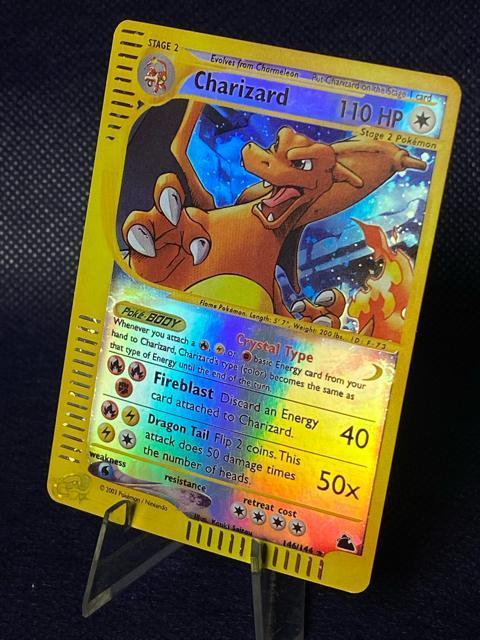 【最高峰】クリスタルタイプ リザードン 146/144 H1 ポケカ 希少 激レア Charizard ポケモンカード < トレーディングカード 【最高峰】クリスタルタイプ リザードン 146/144 H1 ポケカ 希少 激レア Charizard ポケモンカード < トレーディングカードの