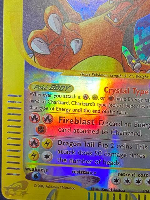 【最高峰】クリスタルタイプ リザードン 146/144 H1 ポケカ 希少 激レア Charizard ポケモンカード < トレーディングカード 【最高峰】クリスタルタイプ リザードン 146/144 H1 ポケカ 希少 激レア Charizard ポケモンカード < トレーディングカードの