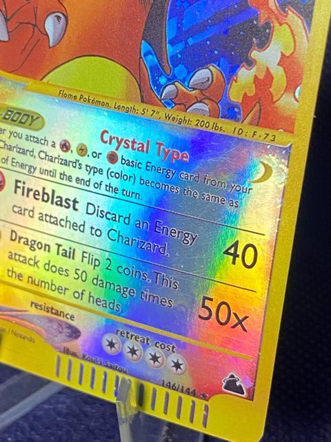 【最高峰】クリスタルタイプ リザードン 146/144 H1 ポケカ 希少 激レア Charizard ポケモンカード < トレーディングカード 【最高峰】クリスタルタイプ リザードン 146/144 H1 ポケカ 希少 激レア Charizard ポケモンカード < トレーディングカードの