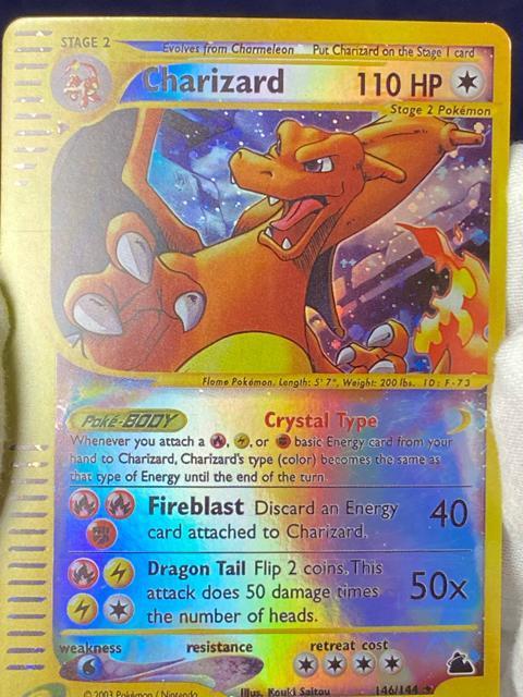 【最高峰】クリスタルタイプ リザードン 146/144 H1 ポケカ 希少 激レア Charizard ポケモンカード < トレーディングカード 【最高峰】クリスタルタイプ リザードン 146/144 H1 ポケカ 希少 激レア Charizard ポケモンカード < トレーディングカードの