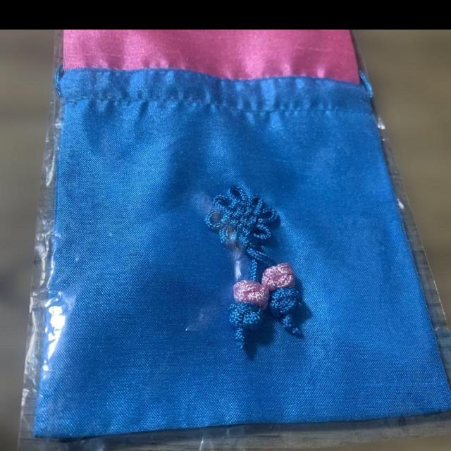 韓国★デザイン☆水色×ピンク☆ミニ巾着。包装。 < インテリア/ライフ 韓国★デザイン☆水色×ピンク☆ミニ巾着。包装。 < インテリア/ライフの