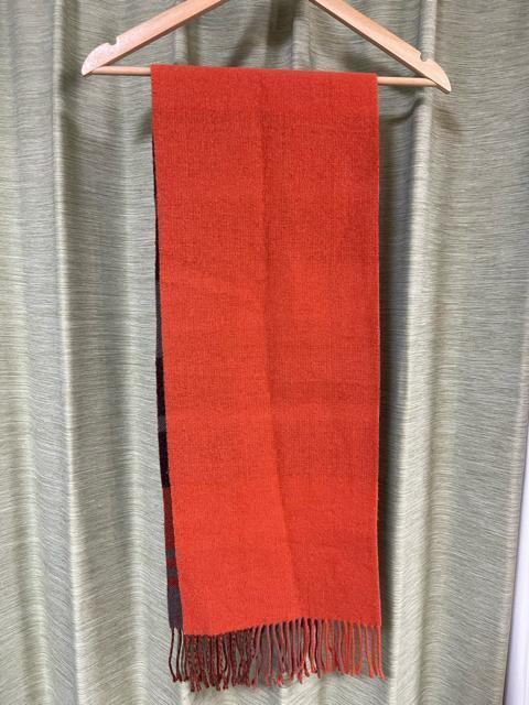 TAKEO KIKUCHI チェック ウール100% マフラー オレンジ チェック マフラー タケオ キクチ < 男性ファッション TAKEO KIKUCHI チェック ウール100% マフラー オレンジ チェック マフラー タケオ キクチ < 男性ファッションの