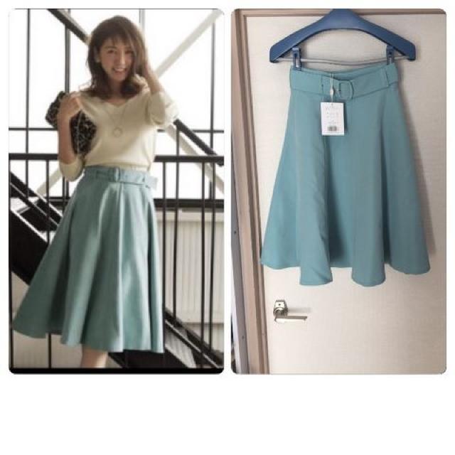 新品タグ付き2017SSジャスグリッティー フレアカラースカート < ブランド  新品タグ付き2017SSジャスグリッティー フレアカラースカート  < ブランドの