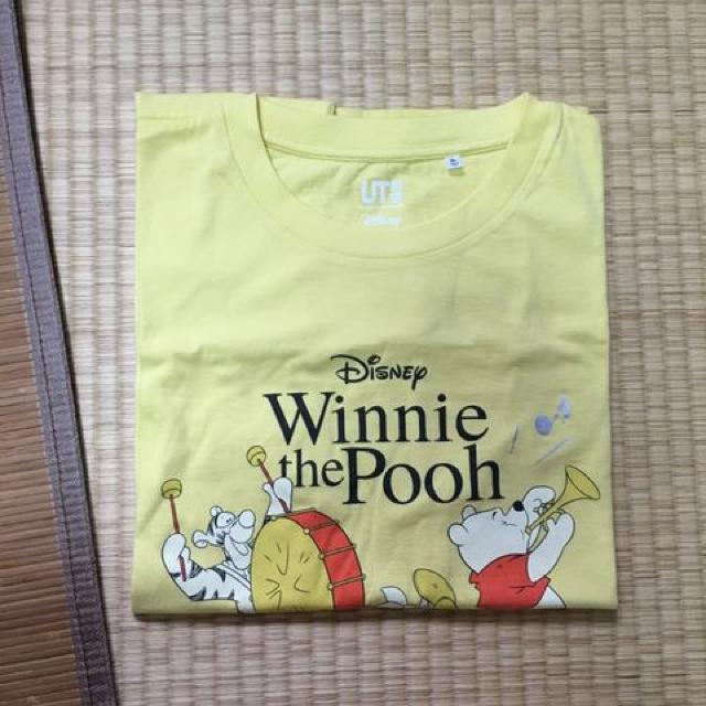 ユニクロ・ディズニー・ロゴ&プーさんプリントTシャツ。XL < ブランド ユニクロ・ディズニー・ロゴ&プーさんプリントTシャツ。XL < ブランドの