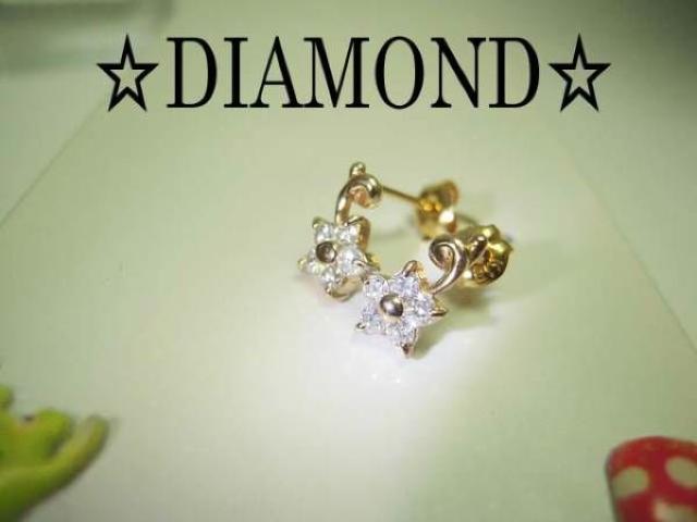 花華のピアス18金【送料無料】 < 女性アクセサリー/時計 花華のピアス18金【送料無料】 < 女性アクセサリー/時計の