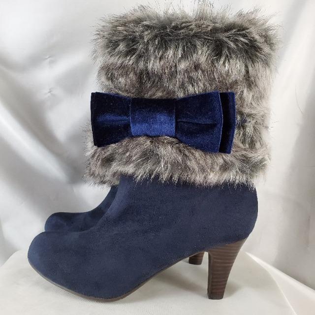 送料込み★素敵(^O^)/フェイクファー付きショートブーツ★LL★ < 女性ファッション  送料込み★素敵(^O^)/フェイクファー付きショートブーツ★LL★ < 女性ファッションの