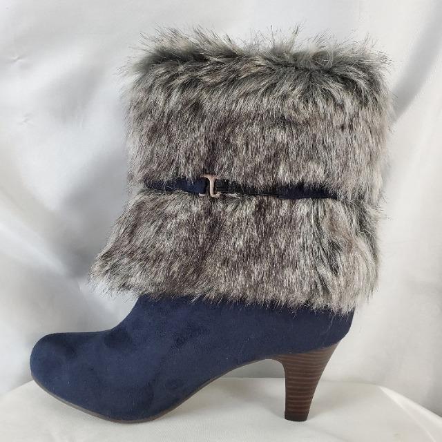 送料込み★素敵(^O^)/フェイクファー付きショートブーツ★LL★ < 女性ファッション  送料込み★素敵(^O^)/フェイクファー付きショートブーツ★LL★ < 女性ファッションの