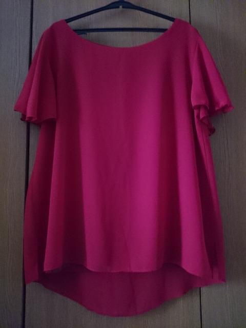 Double dazzle☆シフォンフレア デザイントップス★バックスタイル◎ < 女性ファッション  Double dazzle☆シフォンフレア デザイントップス★バックスタイル◎  < 女性ファッションの