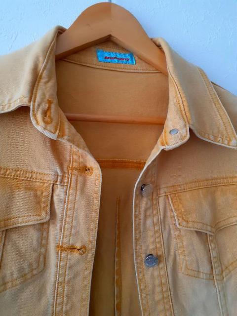 Anna Kerry アンナケリー◆イエロー 黄 デニム ジャケット Gジャン M < ブランド  Anna Kerry アンナケリー◆イエロー 黄 デニム ジャケット Gジャン M < ブランドの