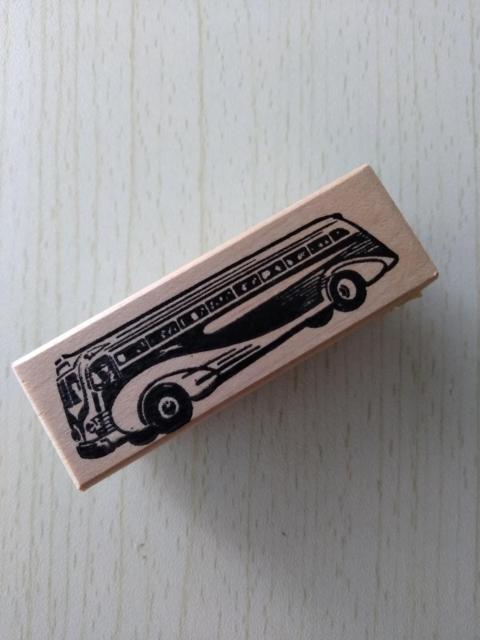 50's Bus 1950年代 レトロバス 海外輸入スタンプ < インテリア/ライフ  50's Bus 1950年代 レトロバス 海外輸入スタンプ  < インテリア/ライフの