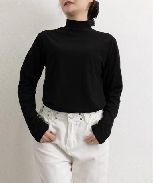送料無料 新品 ベーシックトップス プチハイネック韓国風 < 女性ファッション  送料無料 新品 ベーシックトップス プチハイネック韓国風 < 女性ファッションの
