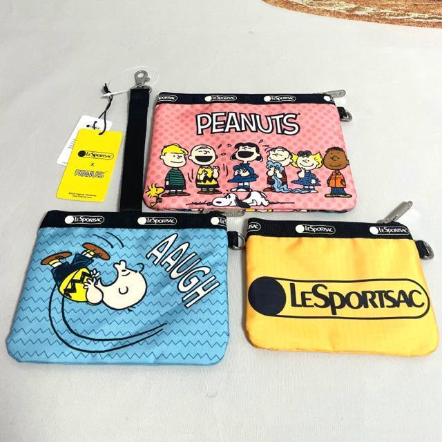 ★新品★レスポートサック スヌーピ ピーナッツギャングリストレット 3連ポーチ コスメポーチ 3455 セット 送料無料 < 女性ファッション  ★新品★レスポートサック スヌーピ ピーナッツギャングリストレット 3連ポーチ コスメポーチ 3455 セット 送料無料 < 女性ファッションの