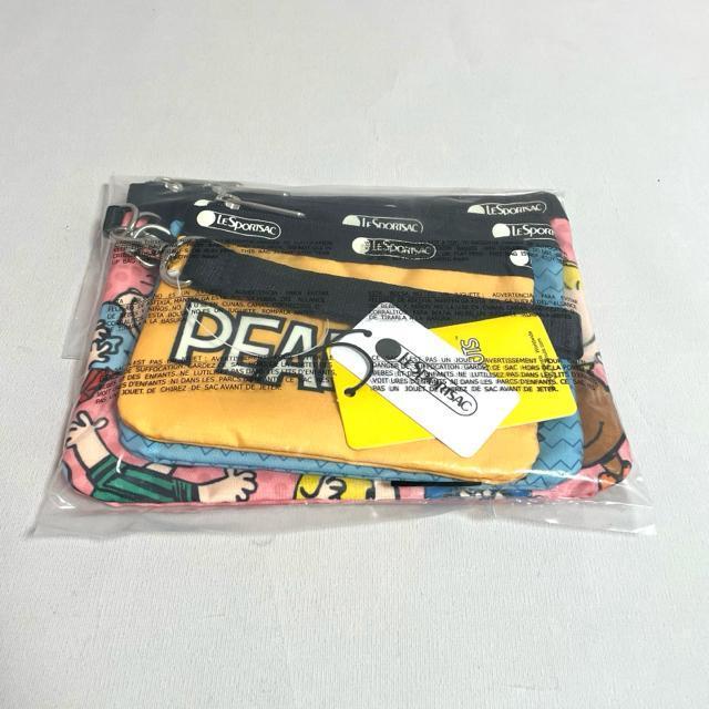 ★新品★レスポートサック スヌーピ ピーナッツギャングリストレット 3連ポーチ コスメポーチ 3455 セット 送料無料 < 女性ファッション  ★新品★レスポートサック スヌーピ ピーナッツギャングリストレット 3連ポーチ コスメポーチ 3455 セット 送料無料 < 女性ファッションの