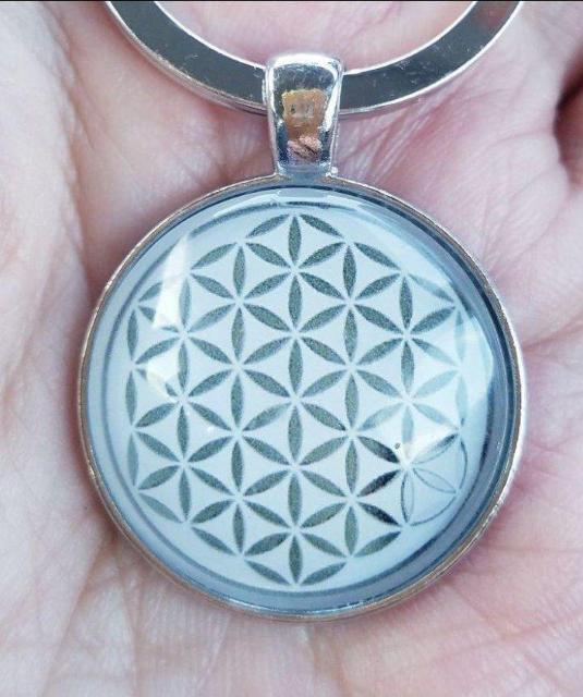 �_���􉽊w�͗l�t�����[�I�u���C�t �L�[�z���_�[  �� �����t�@�b�V������ 