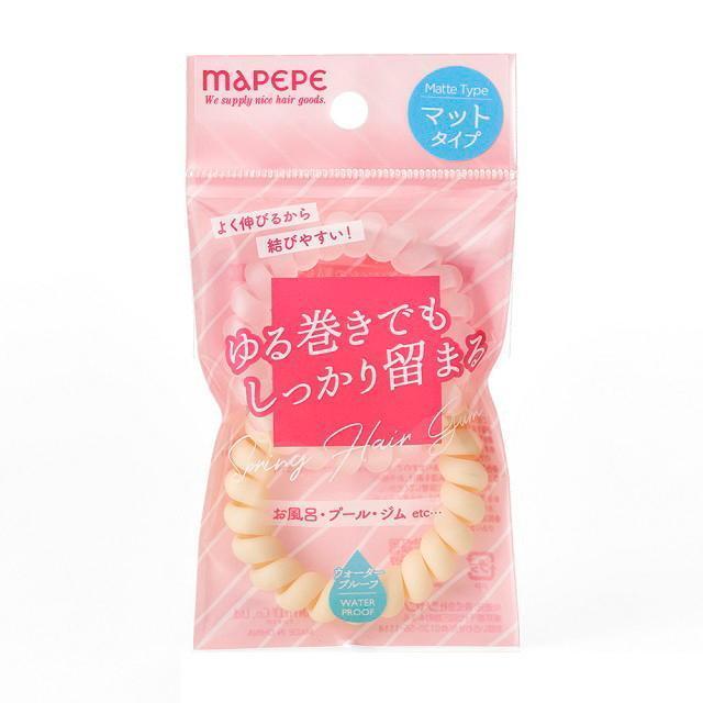 マペペ スプリングヘアゴム マットホワイト 2P < 香水/コスメ/ネイル  マペペ スプリングヘアゴム マットホワイト 2P  < 香水/コスメ/ネイルの
