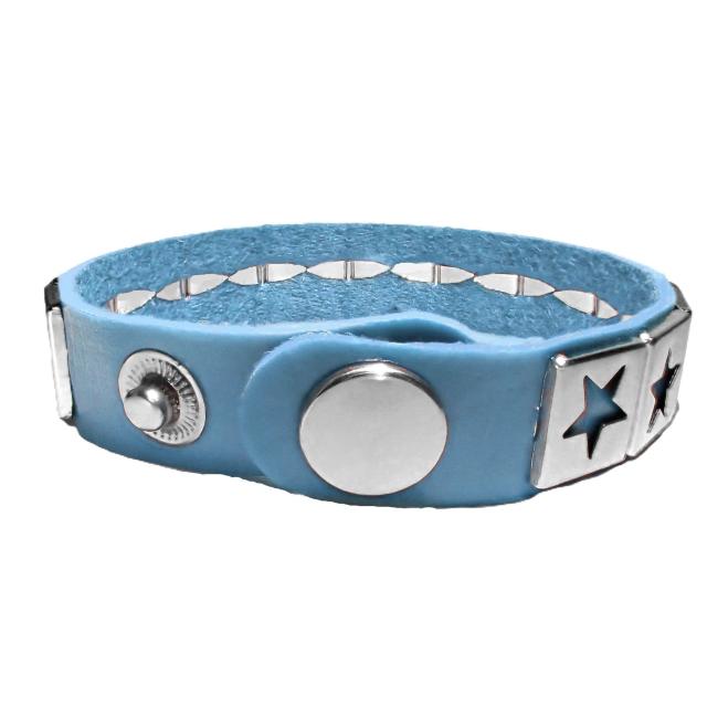 スタッズ 鋲 星 スター 1列 レザーブレスレット ブレスレット アクセサリー バングル リストバンド ロック 水色 青色 B < 男性アクセサリー/時計 スタッズ 鋲 星 スター 1列 レザーブレスレット ブレスレット アクセサリー バングル リストバンド ロック 水色 青色 B < 男性アクセサリー/時計の