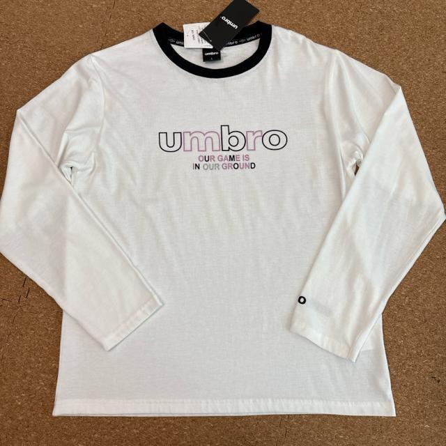 新品未使用タグ付きLサイズ 長袖ロンT アンブロumbro 白 < 女性ファッション  新品未使用タグ付きLサイズ 長袖ロンT アンブロumbro 白  < 女性ファッションの