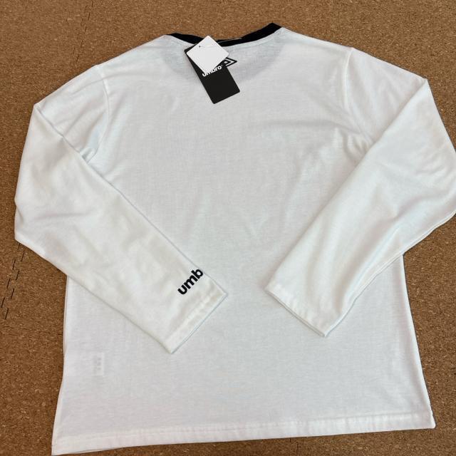 新品未使用タグ付きLサイズ 長袖ロンT アンブロumbro 白 < 女性ファッション  新品未使用タグ付きLサイズ 長袖ロンT アンブロumbro 白 < 女性ファッションの