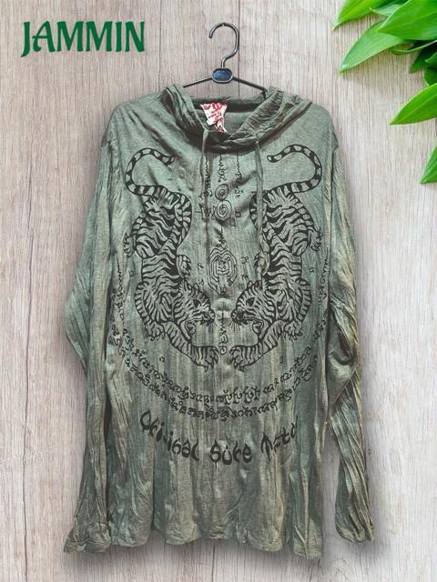 サクヤンロンT 虎 タイガー アジアン サクヤン エスニック ヒッピー 個性派 < 男性ファッション サクヤンロンT 虎 タイガー アジアン サクヤン エスニック ヒッピー 個性派 < 男性ファッションの