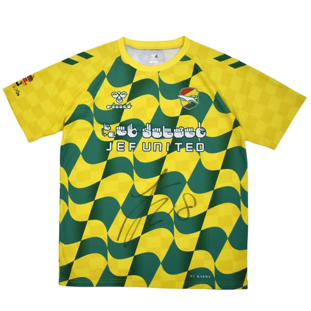 #18 杉山 直宏 選手 直筆サイン入り ジェフユナイテッド市原・千葉 手話シャツ < レジャー/スポーツ  #18 杉山 直宏 選手 直筆サイン入り ジェフユナイテッド市原・千葉 手話シャツ < レジャー/スポーツの