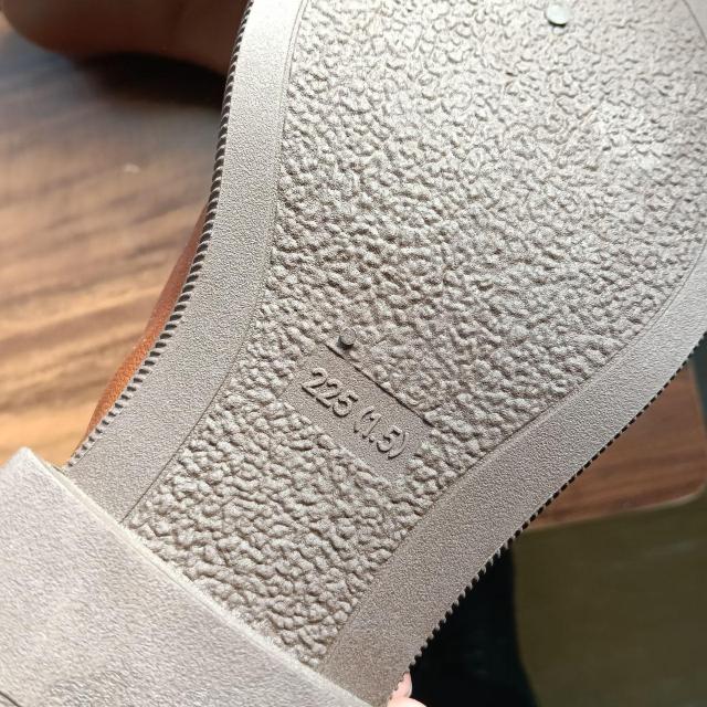 新品 22.5cm レディース ブーツ ブラウン 厚底 シューズ サイドゴア < 女性ファッション 新品 22.5cm レディース ブーツ ブラウン 厚底 シューズ サイドゴア < 女性ファッションの