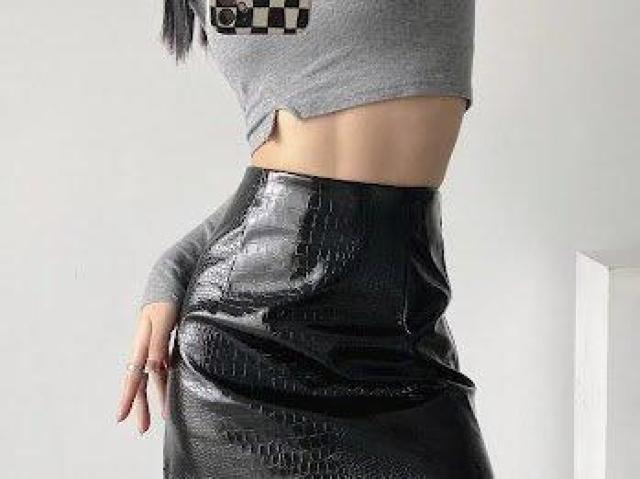 PU皮 レザー キュロット スカート ブラック < 女性ファッション PU皮 レザー キュロット スカート ブラック < 女性ファッションの