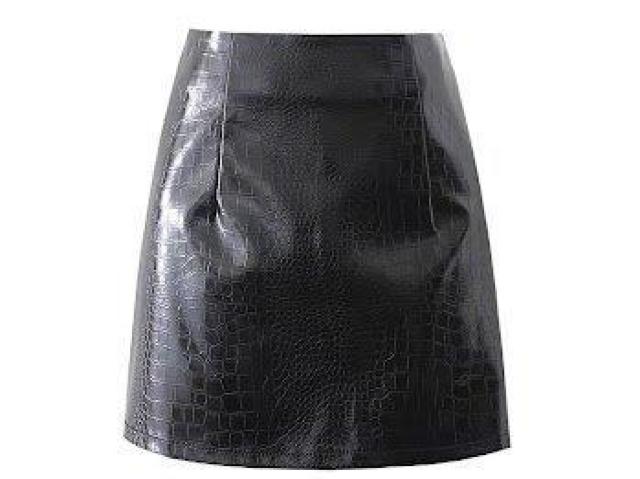 PU皮 レザー キュロット スカート ブラック < 女性ファッション PU皮 レザー キュロット スカート ブラック < 女性ファッションの