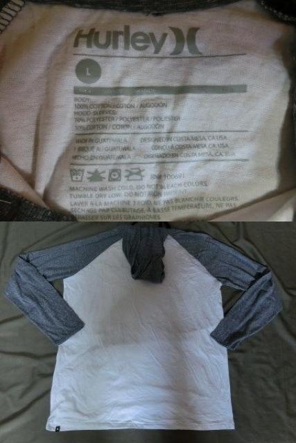 USA購入【Hurley】薄手生地ヘンリープルオーバー パーカーUS L < ブランド  USA購入【Hurley】薄手生地ヘンリープルオーバー パーカーUS L < ブランドの